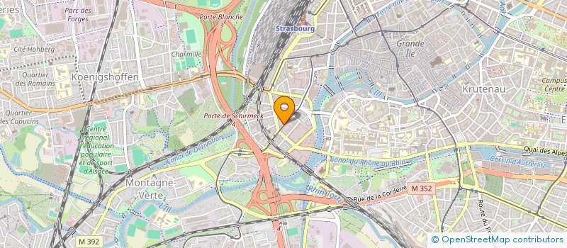 localisation de l'entreprise MONSIEUR FRANCK STEINEL à STRASBOURG