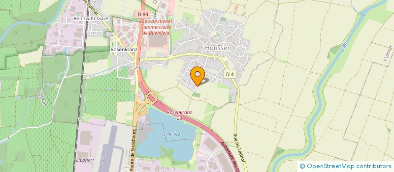 localisation de l'entreprise MONSIEUR FRANCK STEMMER  HOUSSEN