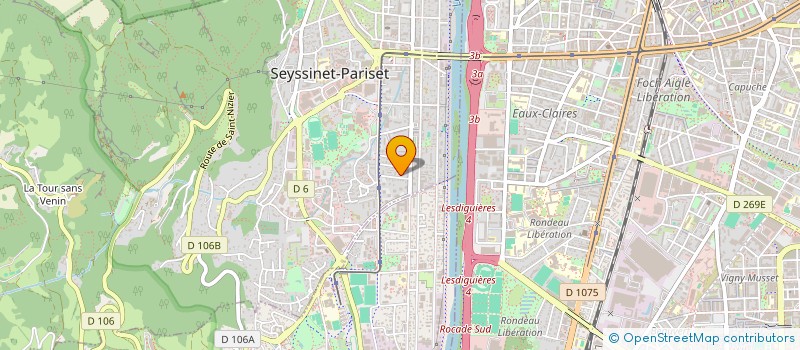 localisation de l'entreprise MONSIEUR FRANCK STRAZZERI à SEYSSINET-PARISET