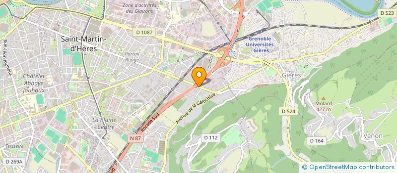 localisation de l'entreprise MONSIEUR FRANCK STRIPPOLI  SAINT-MARTIN-D'HERES