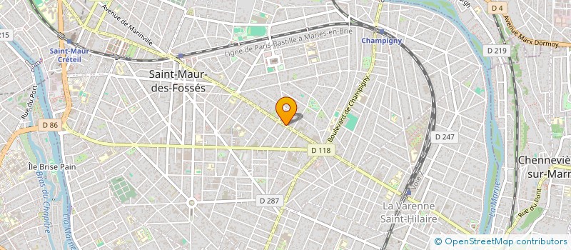 localisation de l'entreprise MONSIEUR FRANCK SUHAMI à SAINT-MAUR-DES-FOSSES