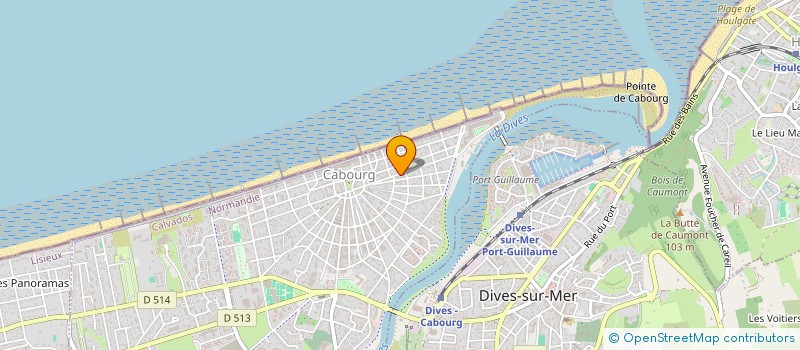 localisation de l'entreprise MONSIEUR FRANCK SYLLA  CABOURG