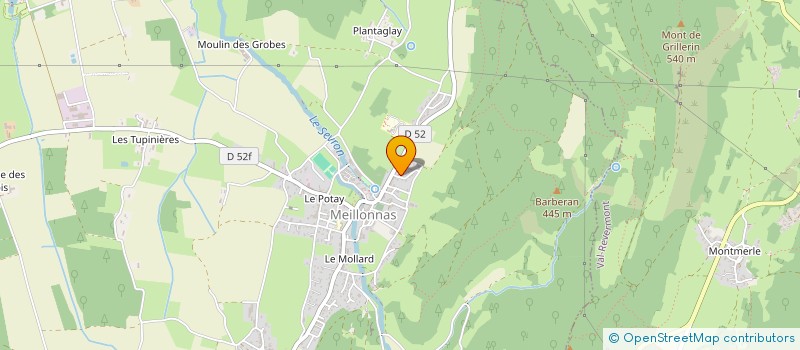 localisation de l'entreprise MONSIEUR FRANCK TAMI  MEILLONNAS