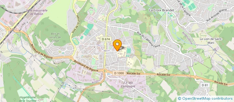 localisation de l'entreprise MONSIEUR FRANCK TARDIVAT à ANGOULEME