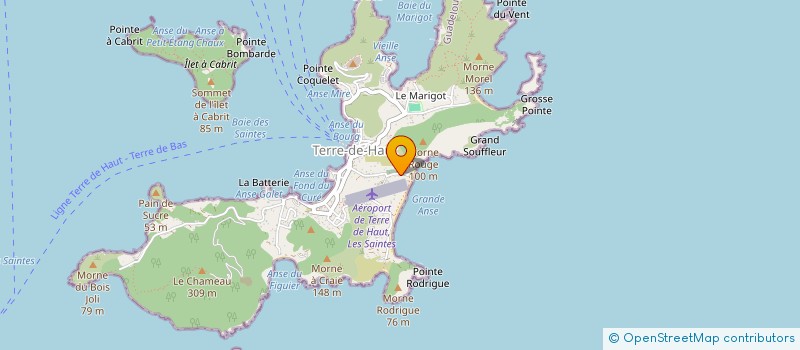 localisation de l'entreprise MONSIEUR FRANCK TASSOUS à TERRE-DE-HAUT
