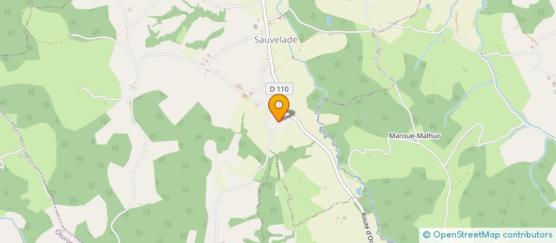 localisation de l'entreprise MONSIEUR FRANCK TAUZIN  SAUVELADE