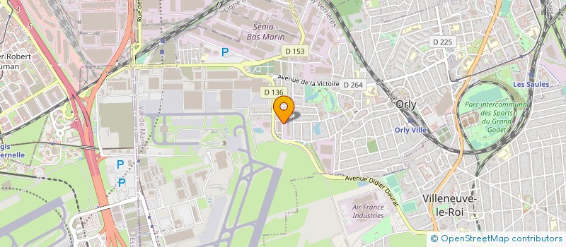 localisation de l'entreprise MONSIEUR FRANCK TAVERNIER  ORLY