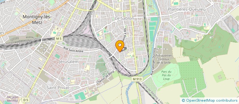 localisation de l'entreprise MONSIEUR FRANCK TEIL  METZ