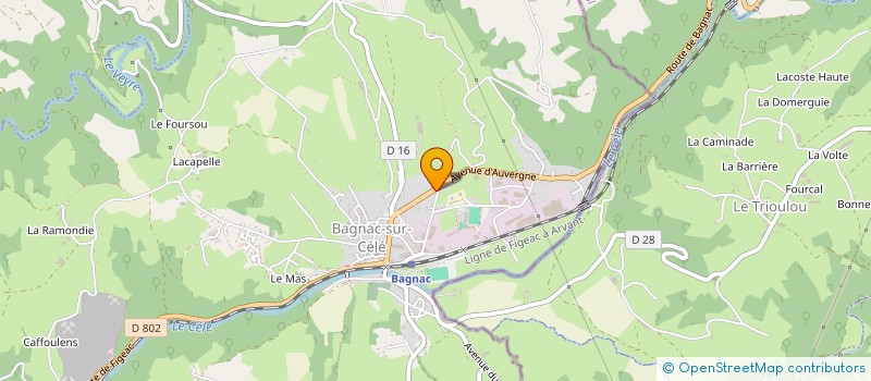 localisation de l'entreprise MONSIEUR FRANCK TEILHARD  MONTREDON