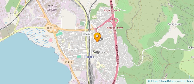 localisation de l'entreprise MONSIEUR FRANCK TEISSIER  ROGNAC