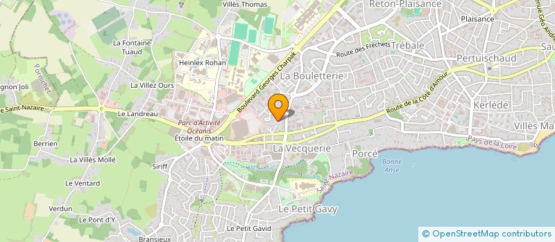 localisation de l'entreprise MONSIEUR FRANCK TEMPEZ  SAINT-NAZAIRE