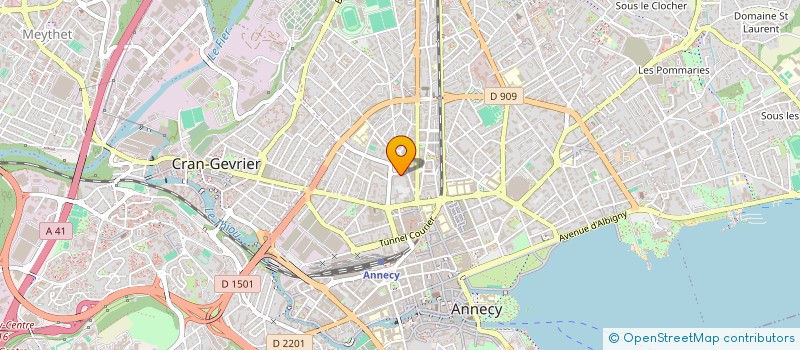 localisation de l'entreprise MONSIEUR FRANCK TEREYGEOL à ANNECY