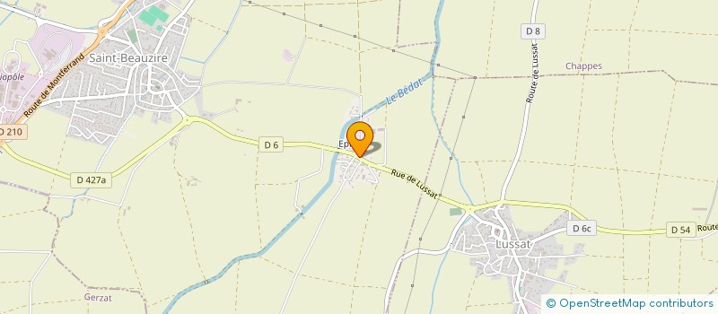 localisation de l'entreprise MONSIEUR FRANCK TERRASSE à SAINT-BEAUZIRE