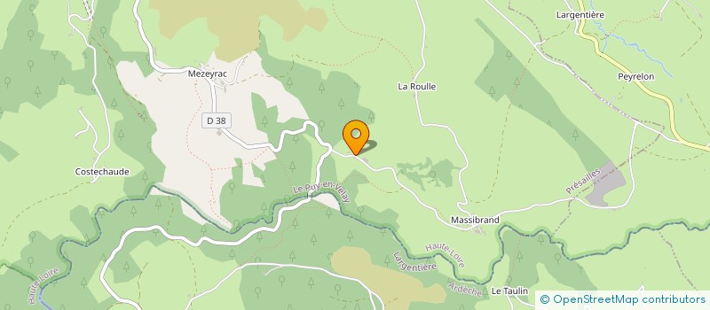 localisation de l'entreprise MONSIEUR FRANCK TERRASSE  PRESAILLES