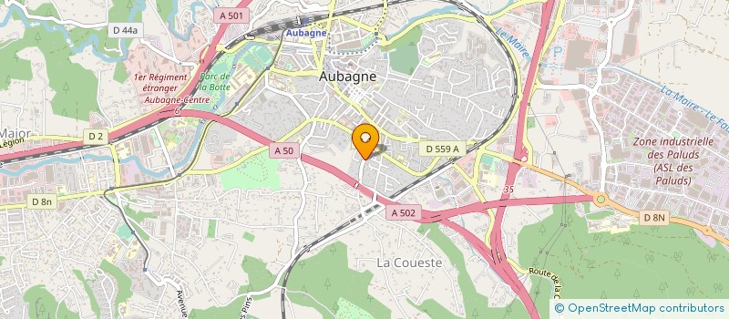 localisation de l'entreprise MONSIEUR FRANCK TESTA à AUBAGNE