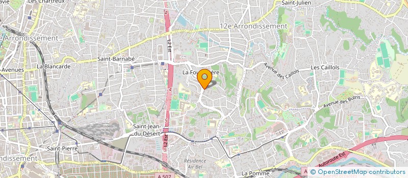 localisation de l'entreprise MONSIEUR FRANCK TESTUD à MARSEILLE