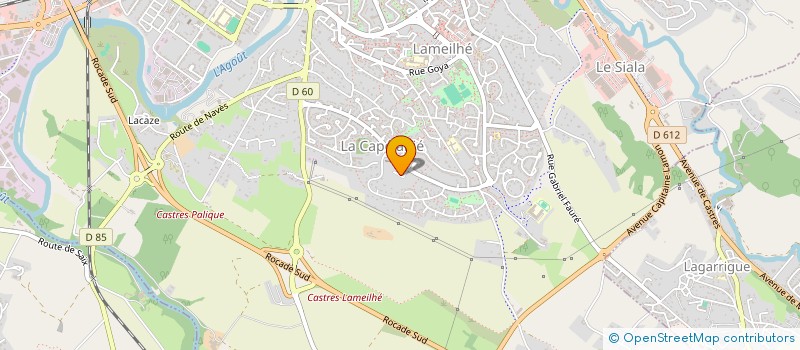 localisation de l'entreprise MONSIEUR FRANCK TEYSSANDIER à CASTRES