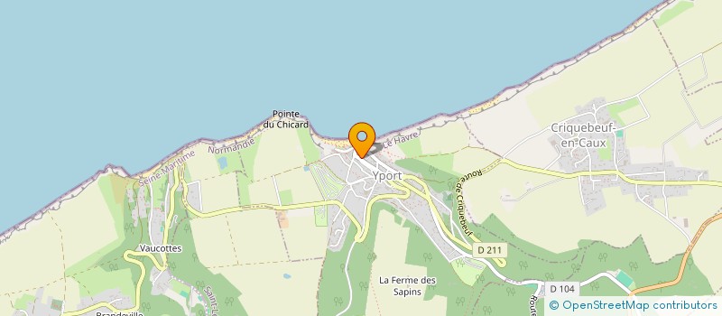 localisation de l'entreprise MONSIEUR FRANCK THERY  YPORT