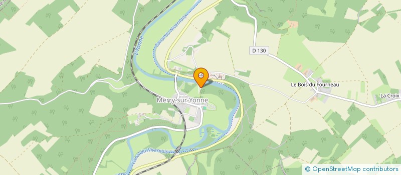localisation de l'entreprise MONSIEUR FRANCK THEVENOT à MERRY-SUR-YONNE