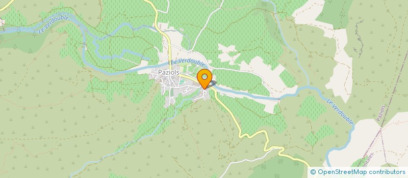 localisation de l'entreprise MONSIEUR FRANCK THIBAULT  PAZIOLS