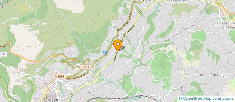 localisation de l'entreprise MONSIEUR FRANCK THIBAULT  GRASSE