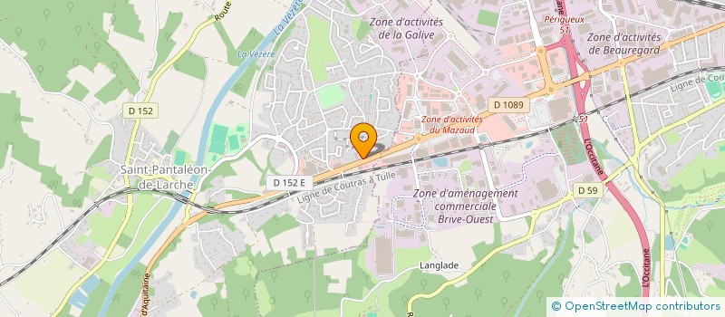 localisation de l'entreprise MONSIEUR FRANCK THIBIER  SAINT-PANTALEON-DE-LARCHE