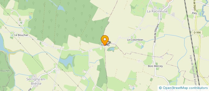 localisation de l'entreprise MONSIEUR FRANCK THIEBAUD  MERVANS