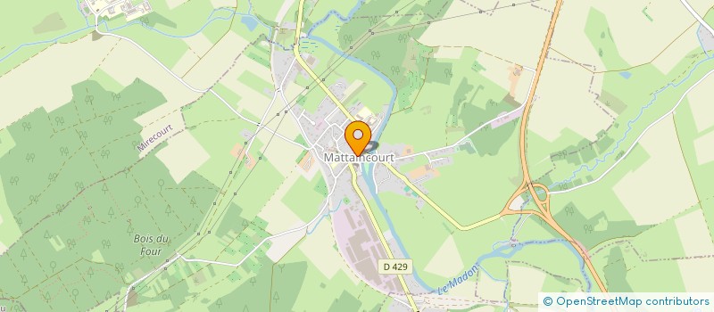 localisation de l'entreprise MONSIEUR FRANCK THIRIAT  MATTAINCOURT