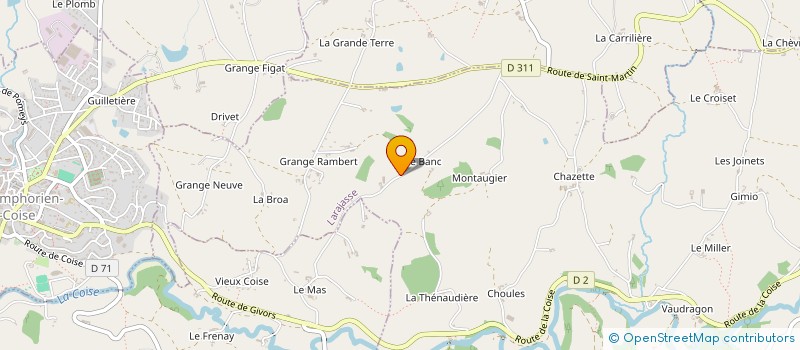 localisation de l'entreprise MONSIEUR FRANCK THIZY  LARAJASSE
