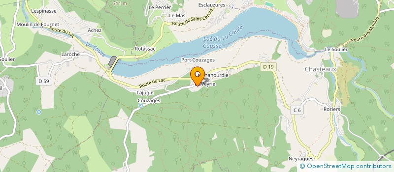 localisation de l'entreprise MONSIEUR FRANCK THOMAS  CHASTEAUX