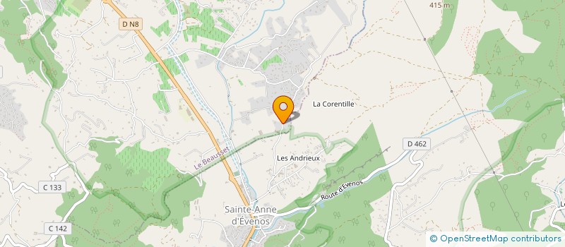 localisation de l'entreprise MONSIEUR FRANCK THOMASSIN à LE BEAUSSET
