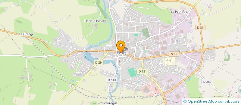 localisation de l'entreprise MONSIEUR FRANCK THOURET  ERNEE