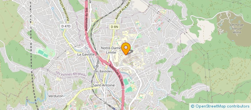 localisation de l'entreprise MONSIEUR FRANCK THUNY à MARSEILLE