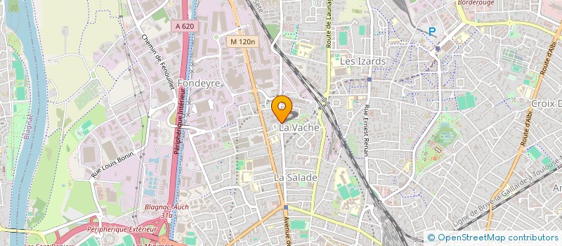 localisation de l'entreprise MONSIEUR FRANCK TICHADOU à TOULOUSE