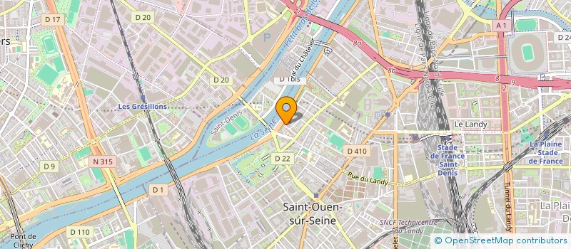 localisation de l'entreprise MONSIEUR FRANCK TIOZZO à SAINT-OUEN-SUR-SEINE