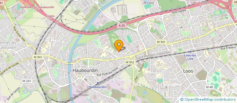 localisation de l'entreprise MONSIEUR FRANCK TOBITH NDONKE à LILLE