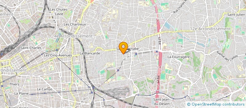 localisation de l'entreprise MONSIEUR FRANCK TOMAS  MARSEILLE