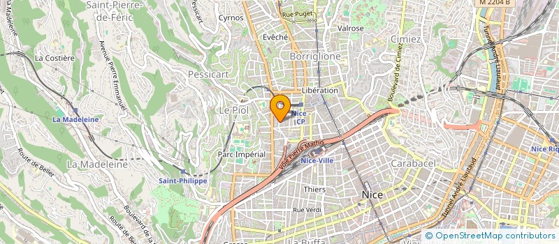 localisation de l'entreprise MONSIEUR FRANCK TORRIN à NICE