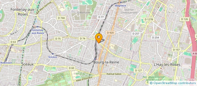 localisation de l'entreprise MONSIEUR FRANCK TOUAFCHIA à BOURG-LA-REINE