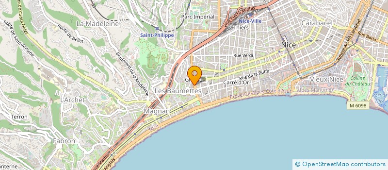 localisation de l'entreprise MONSIEUR FRANCK TOUBALEM à NICE