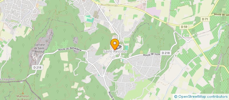 localisation de l'entreprise MONSIEUR FRANCK TOUREL  SAINT-RESTITUT