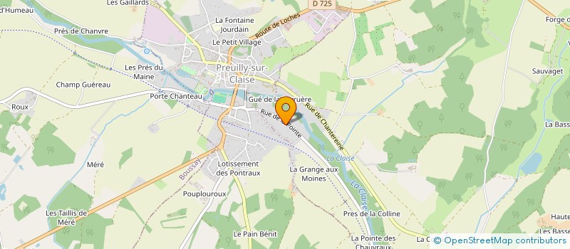 localisation de l'entreprise MONSIEUR FRANCK TOURMEAU  BOUSSAY