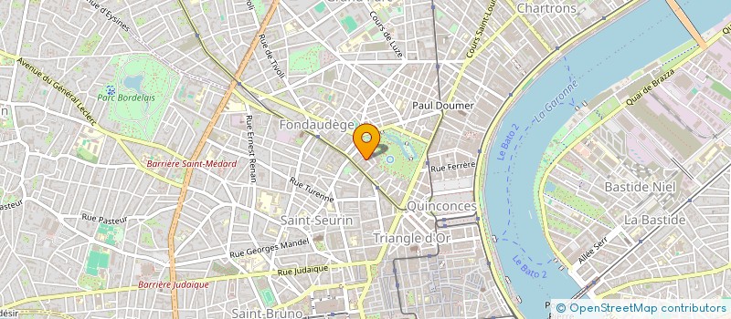 localisation de l'entreprise MONSIEUR FRANCK TOURNEMAINE  BORDEAUX