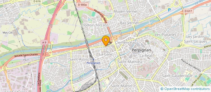 localisation de l'entreprise MONSIEUR FRANCK TOURNEUR  PERPIGNAN