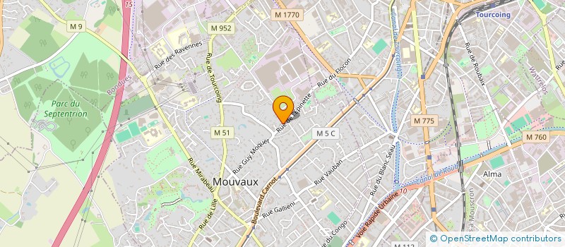 localisation de l'entreprise MONSIEUR FRANCK TRAJBER  MOUVAUX