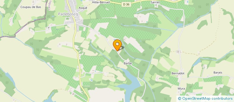 localisation de l'entreprise MONSIEUR FRANCK TRAMONT  PARLEBOSCQ