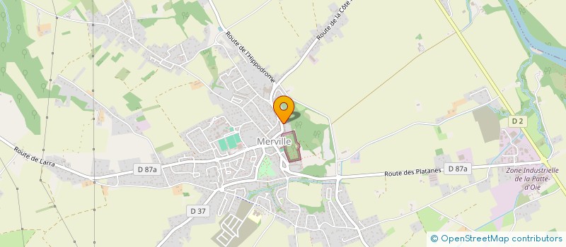 localisation de l'entreprise MONSIEUR FRANCK TRAN  MERVILLE