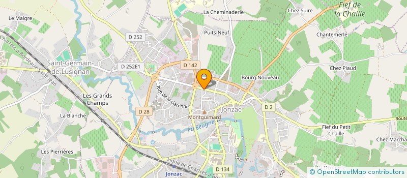 localisation de l'entreprise MONSIEUR FRANCK TREAL  SAINT-GERMAIN-DE-LUSIGNAN