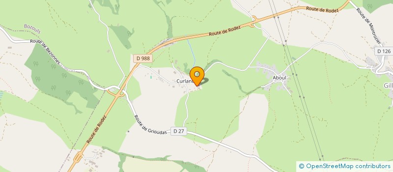 localisation de l'entreprise MONSIEUR FRANCK TREMOLIERES  BOZOULS