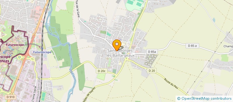 localisation de l'entreprise MONSIEUR FRANCK TRESSEL à SAINT-GEORGES-LES-BAILLARGEAUX
